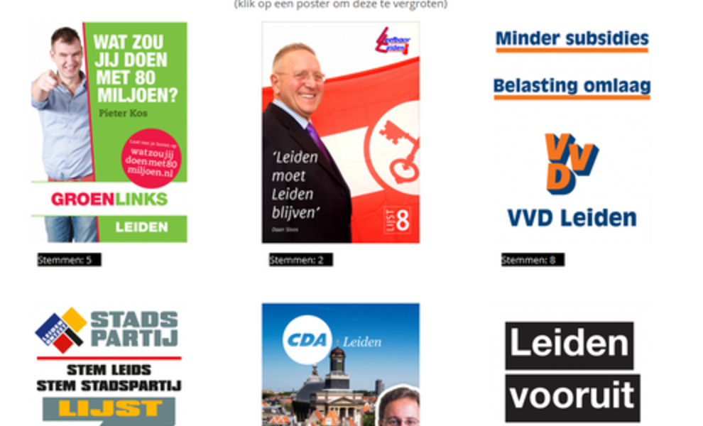 Verkiezingsposterverkiezing: moge de beste winnen | Sleutelstad