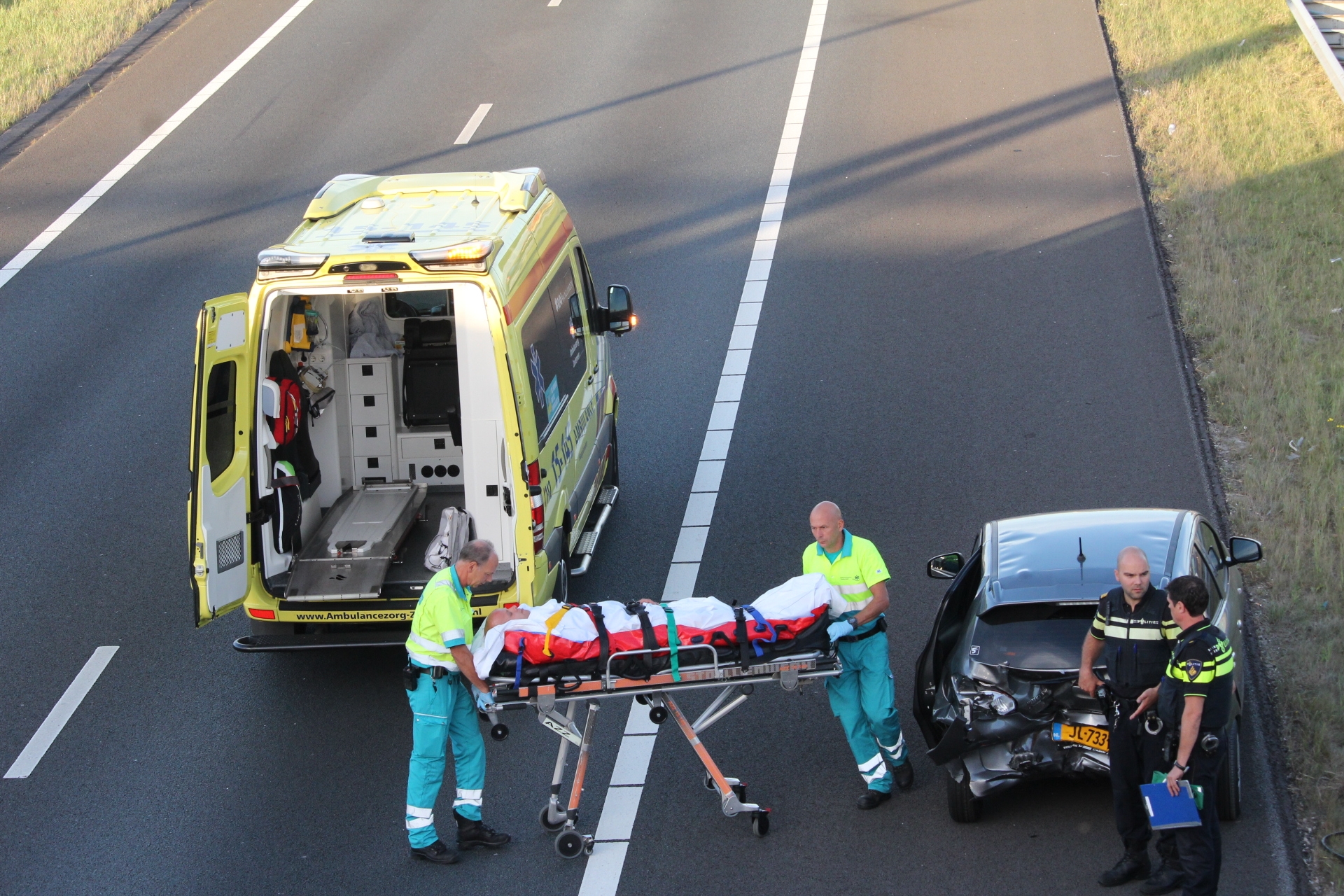 Zeven Keer Ongeluk Op A4 Bij Leiden Sleutelstad
