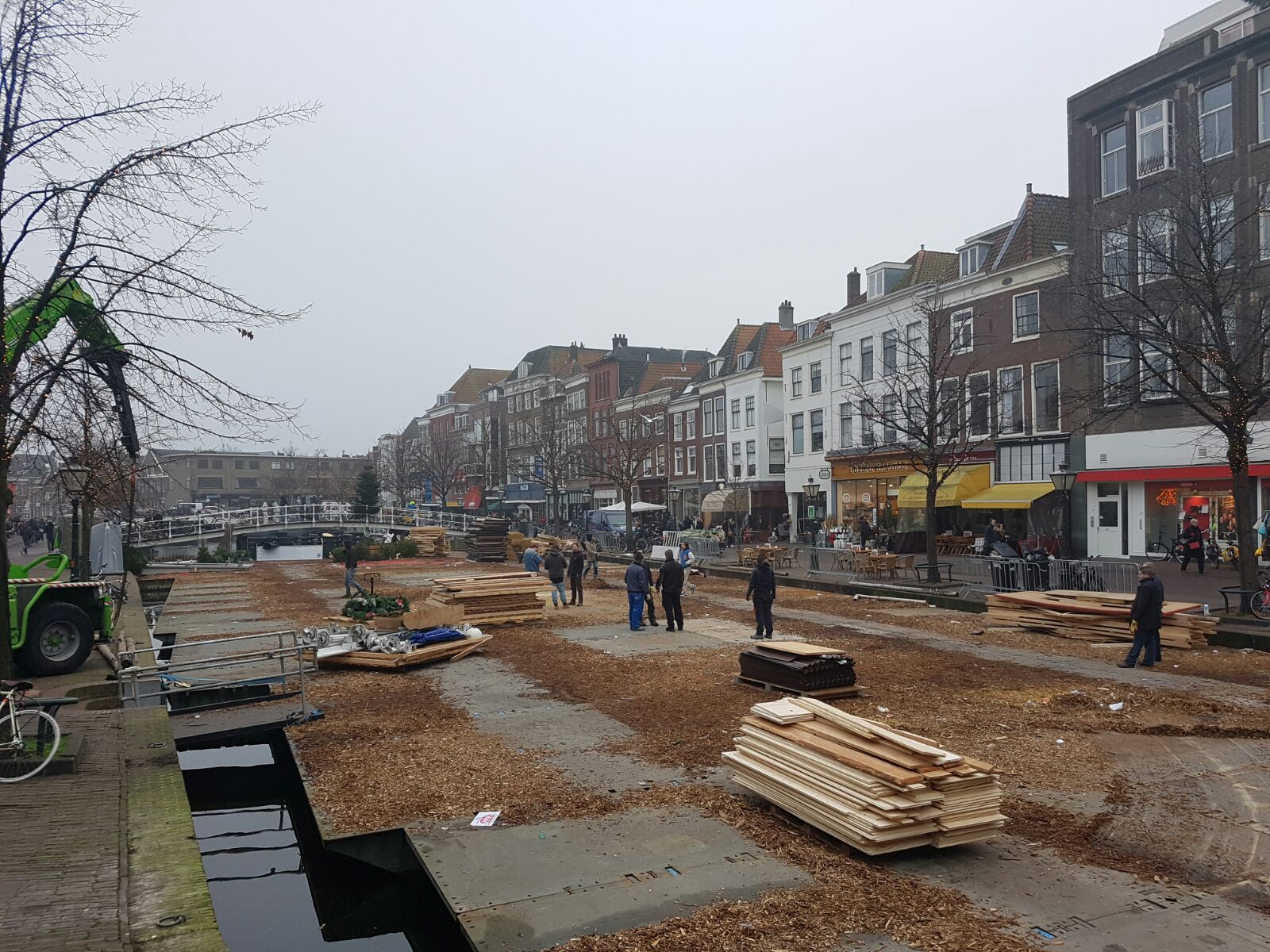 Kerstmarkt Leiden al zo goed als opgeruimd Sleutelstad.nl