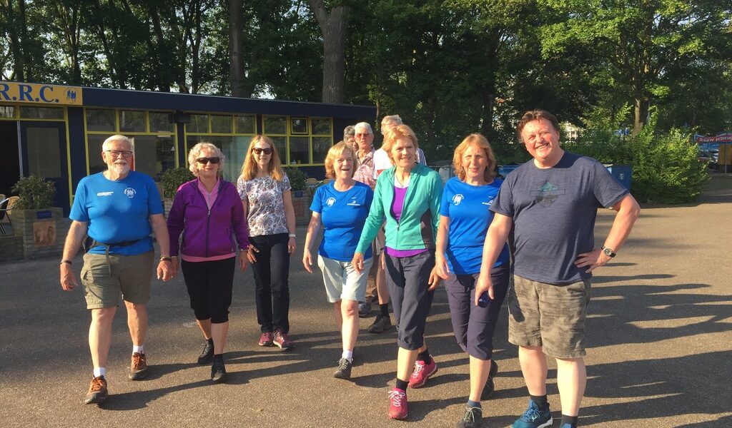 Sportief wandelen kan iedereen bij Leiden Road Runners Club Sleutelstad