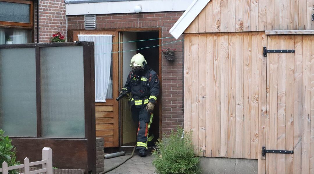 Grote keukenbrand in Nassaulaan Zoeterwoude
