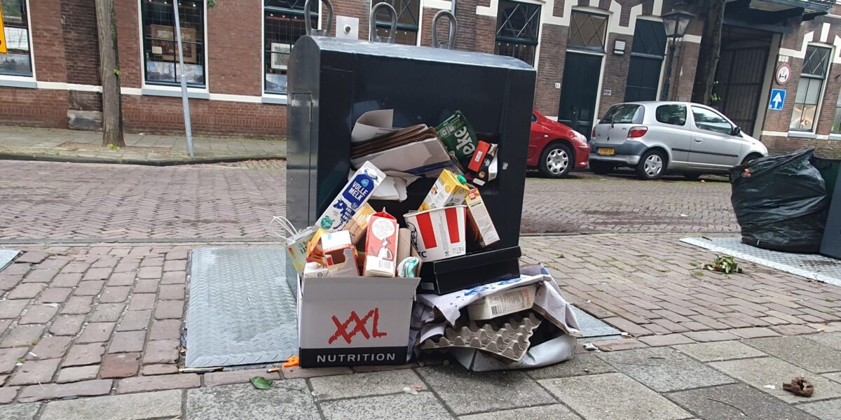 Extra papiercontainers geplaatst in Zoeterwoude