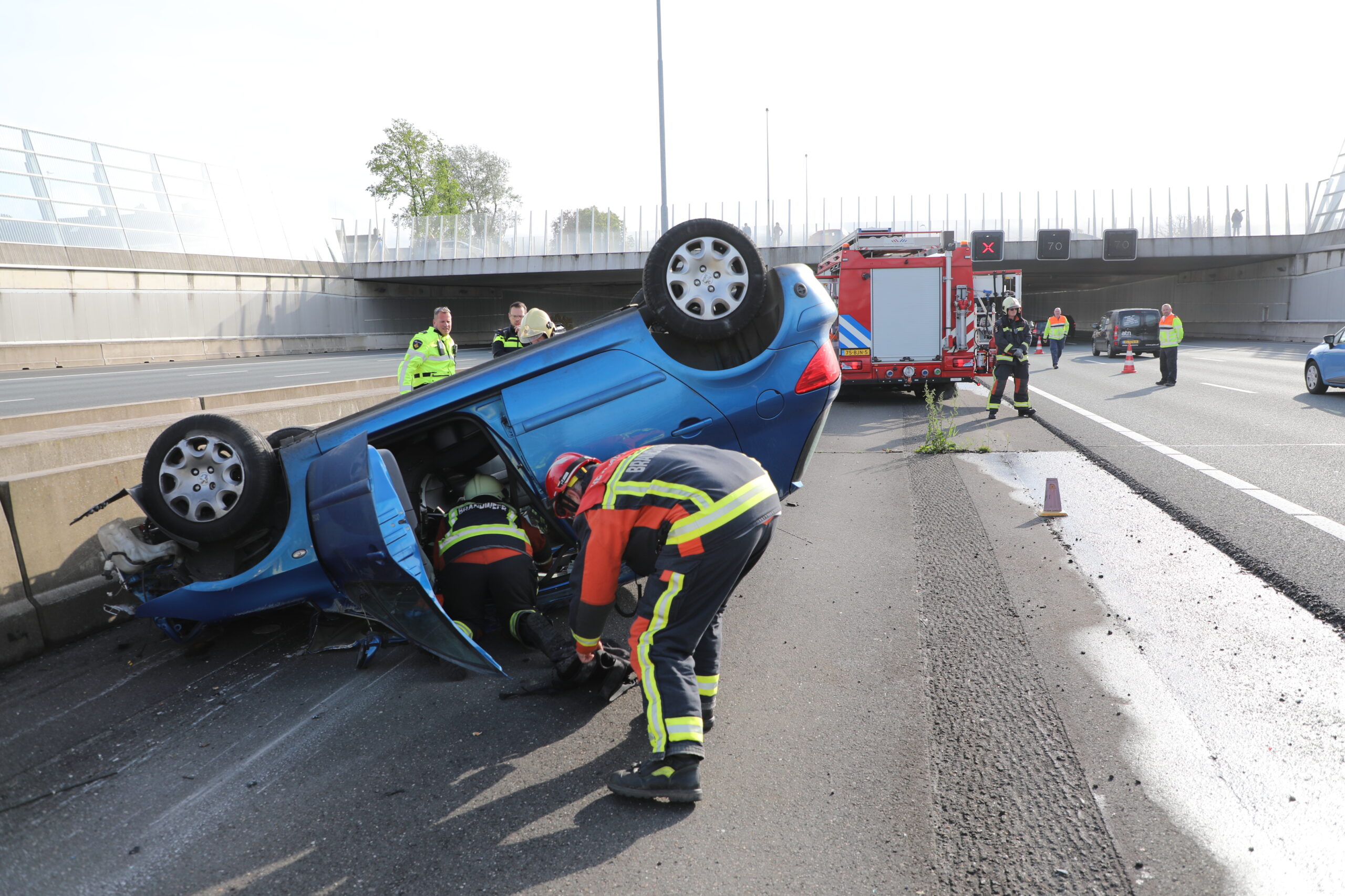Twee Gewonden Bij Aanrijding Bij A4 Aquaduct Sleutelstad