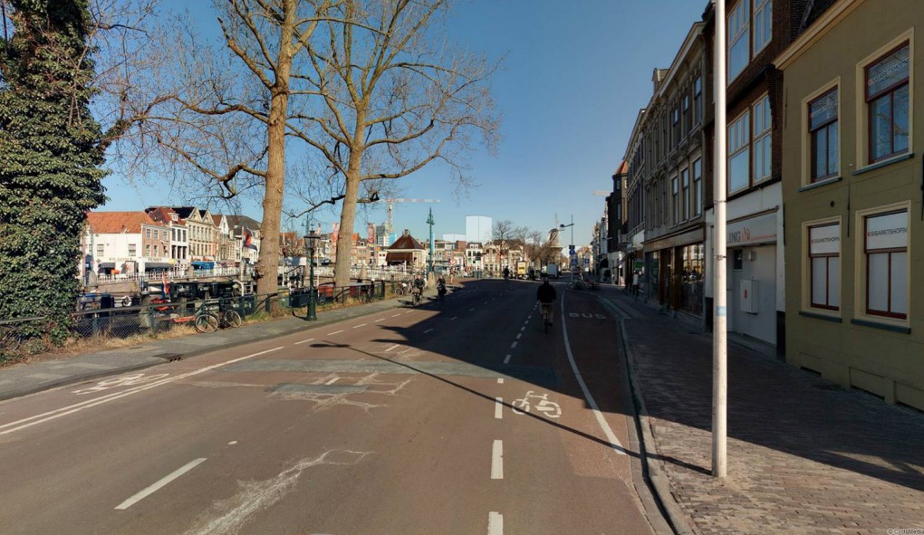 Zicht op nieuwbouw vanaf de Prinsessekade