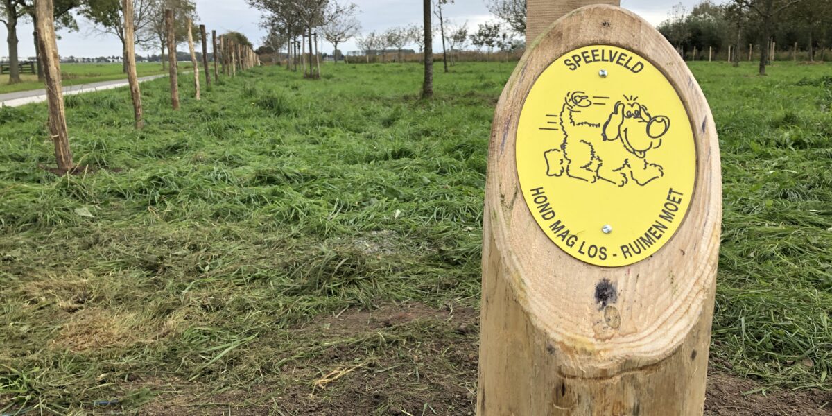 Hondenspeelveld Zoeterwoude deze week open