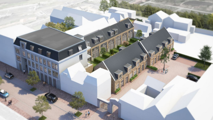 Voorstudie voor de woningen bij de Kaiserstraat. (Studio VVKH).