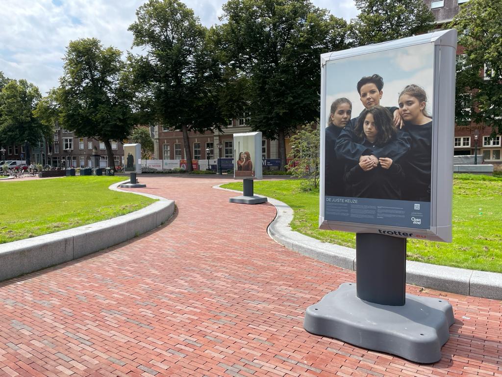 De tentoonstelling op de Garenmarkt. (Foto: Gerry van Bakel)
