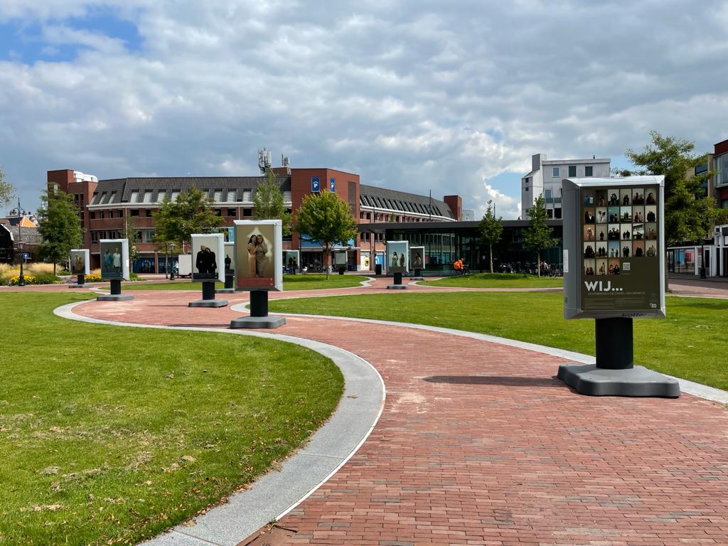 De tentoonstelling op de Garenmarkt. (Foto: Gerry van Bakel)
