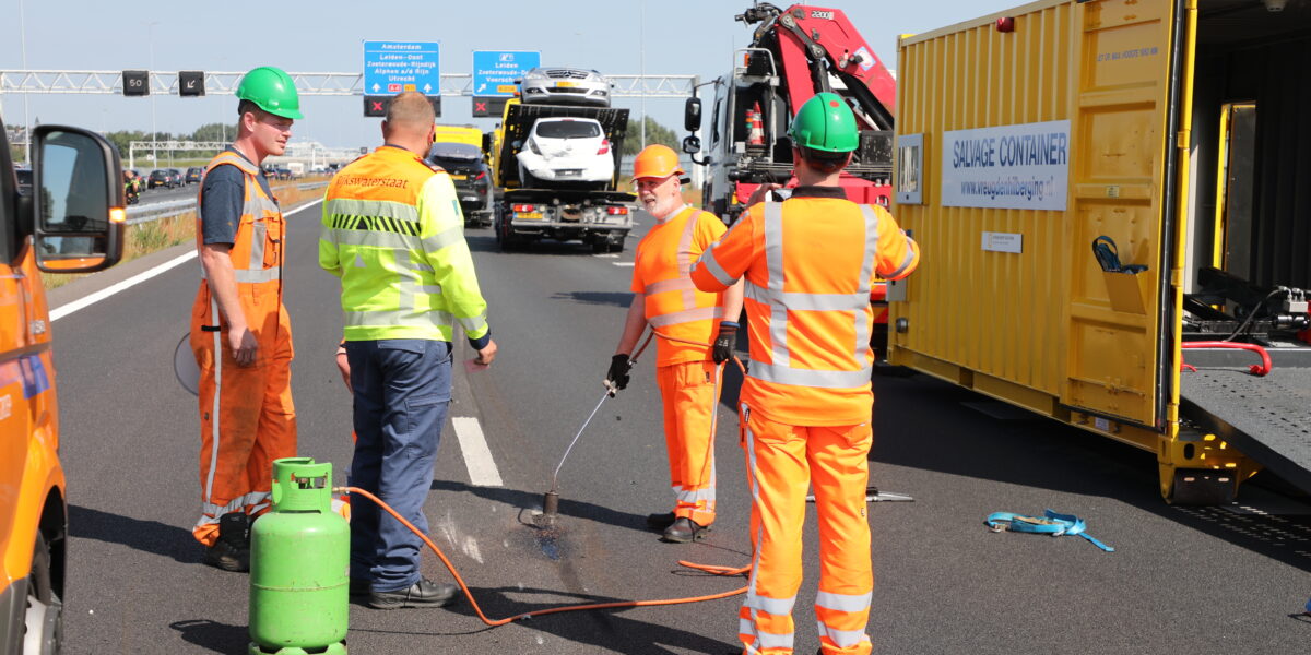 Lange File Na Botsing Parallelbaan A4 Sleutelstad