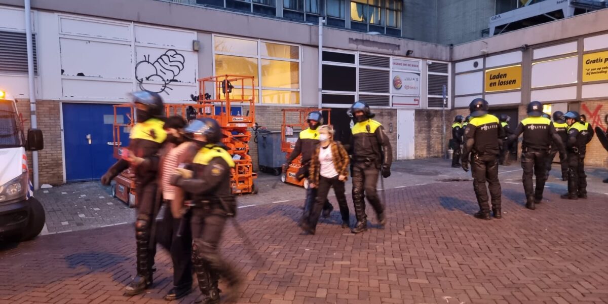 More than twenty arrests after grim continuation of housing protest