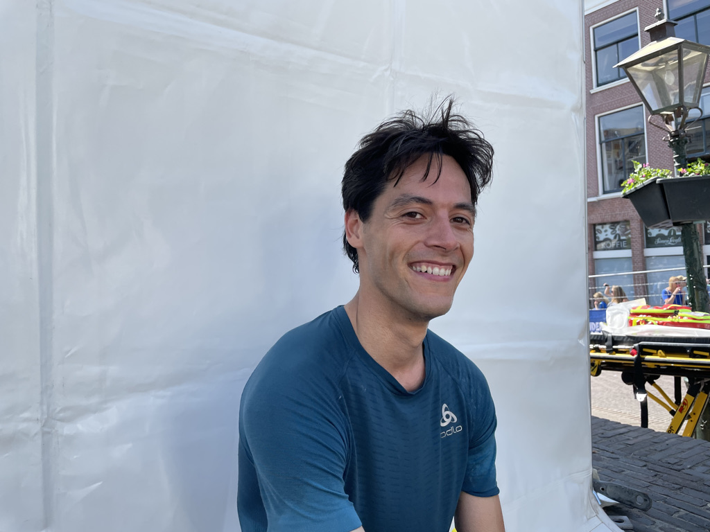 Bas ten Dam, tweede op halve marathon