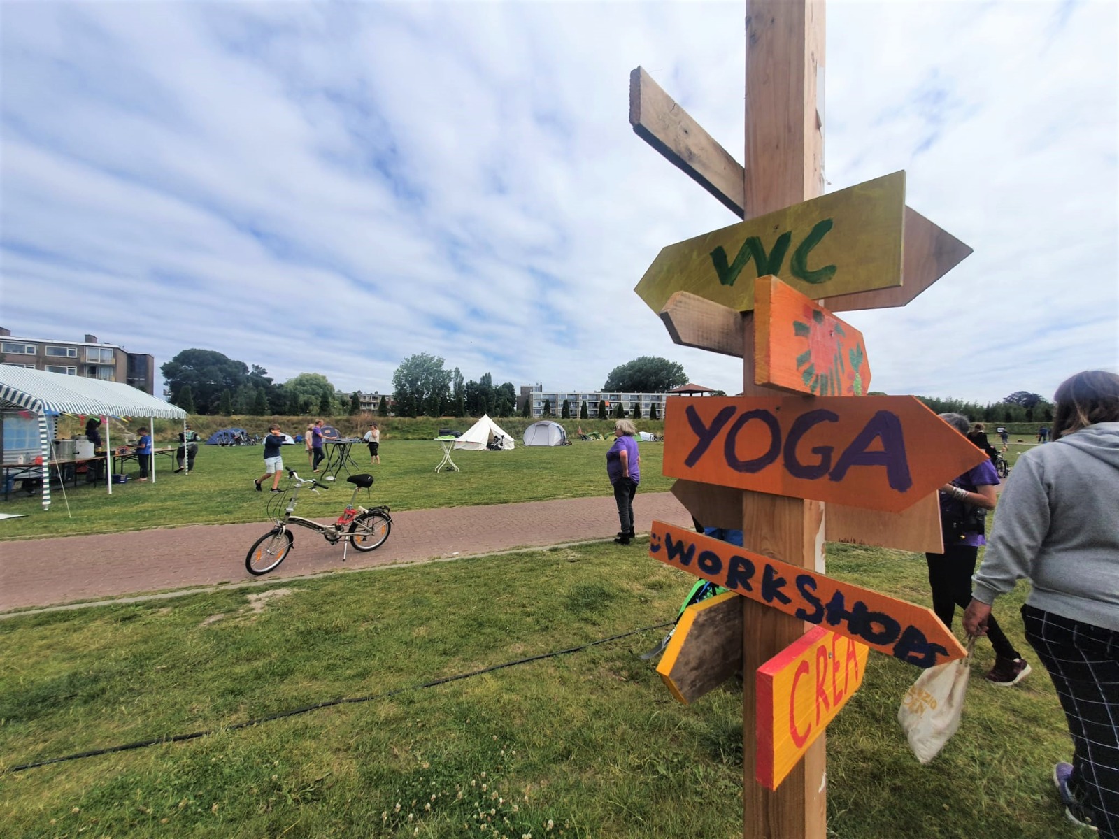 De Buurtcamping in Park Matilo (foto: Kim Bakker)