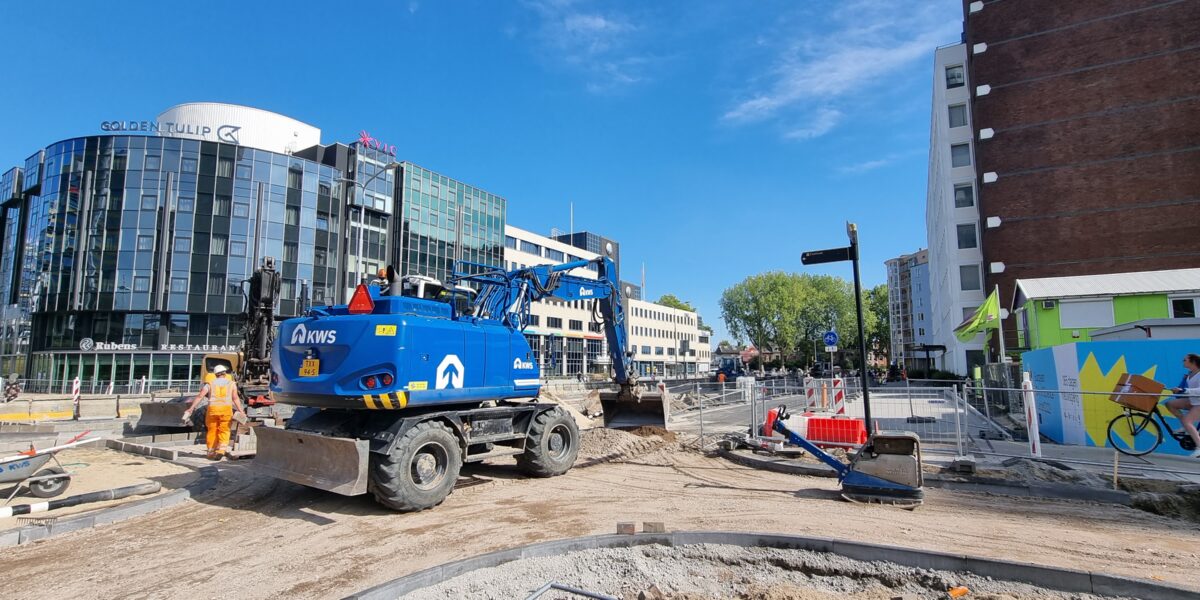 Herinrichting Schuttersveld: Fietsers Mogen Weer Over Het Fietspad ...