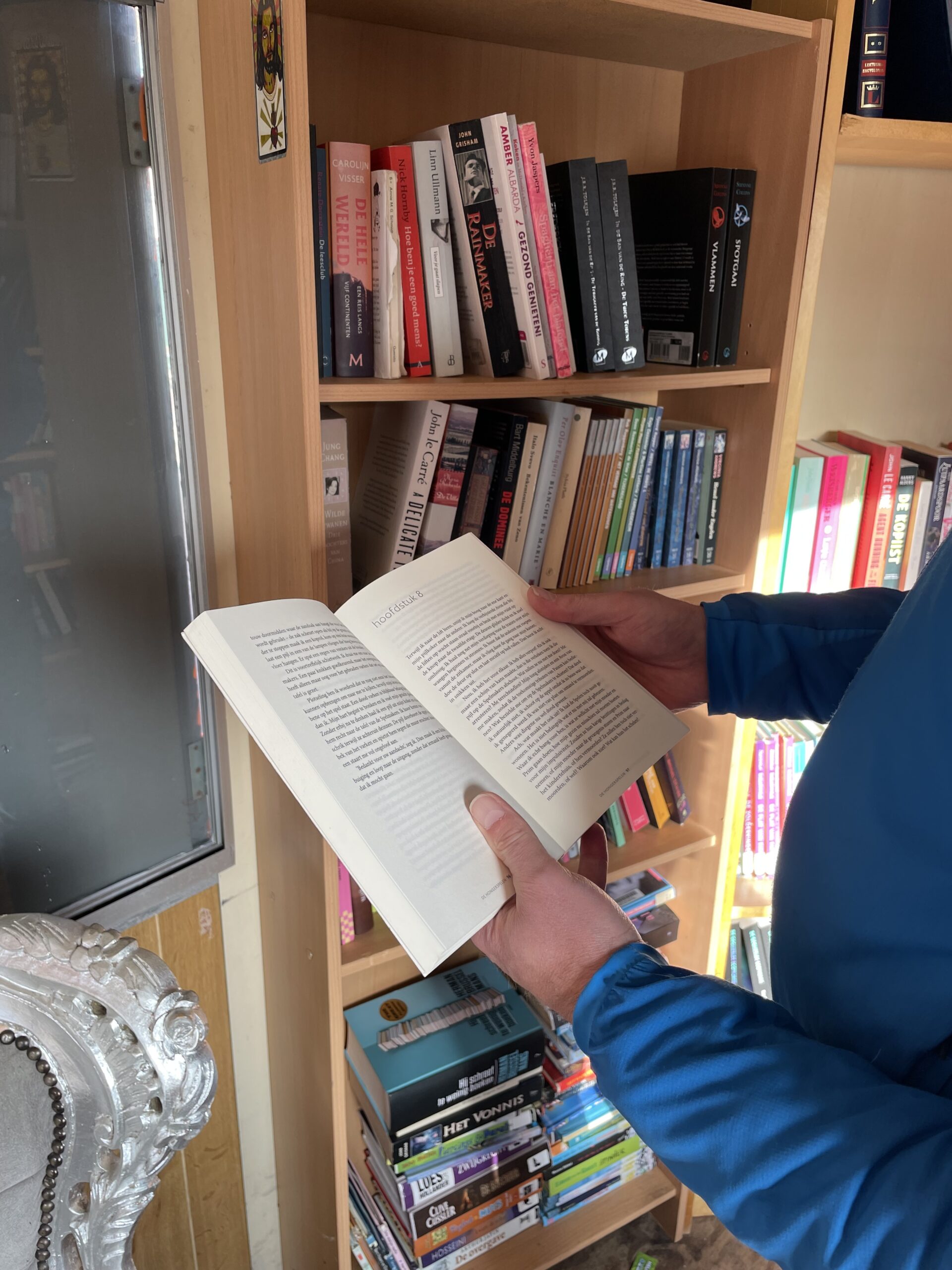 De Maxibieb van Letterlijk Leiden op de Beestenmarkt