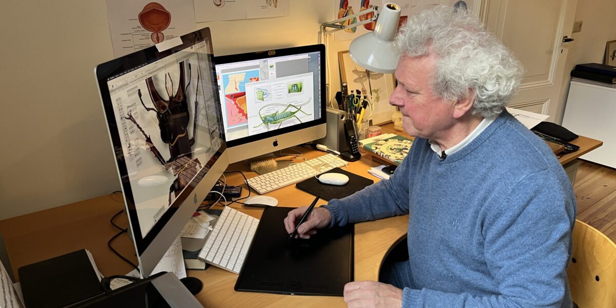 Scientific draftsman Naturalis retires: “Drawing has always been in me”