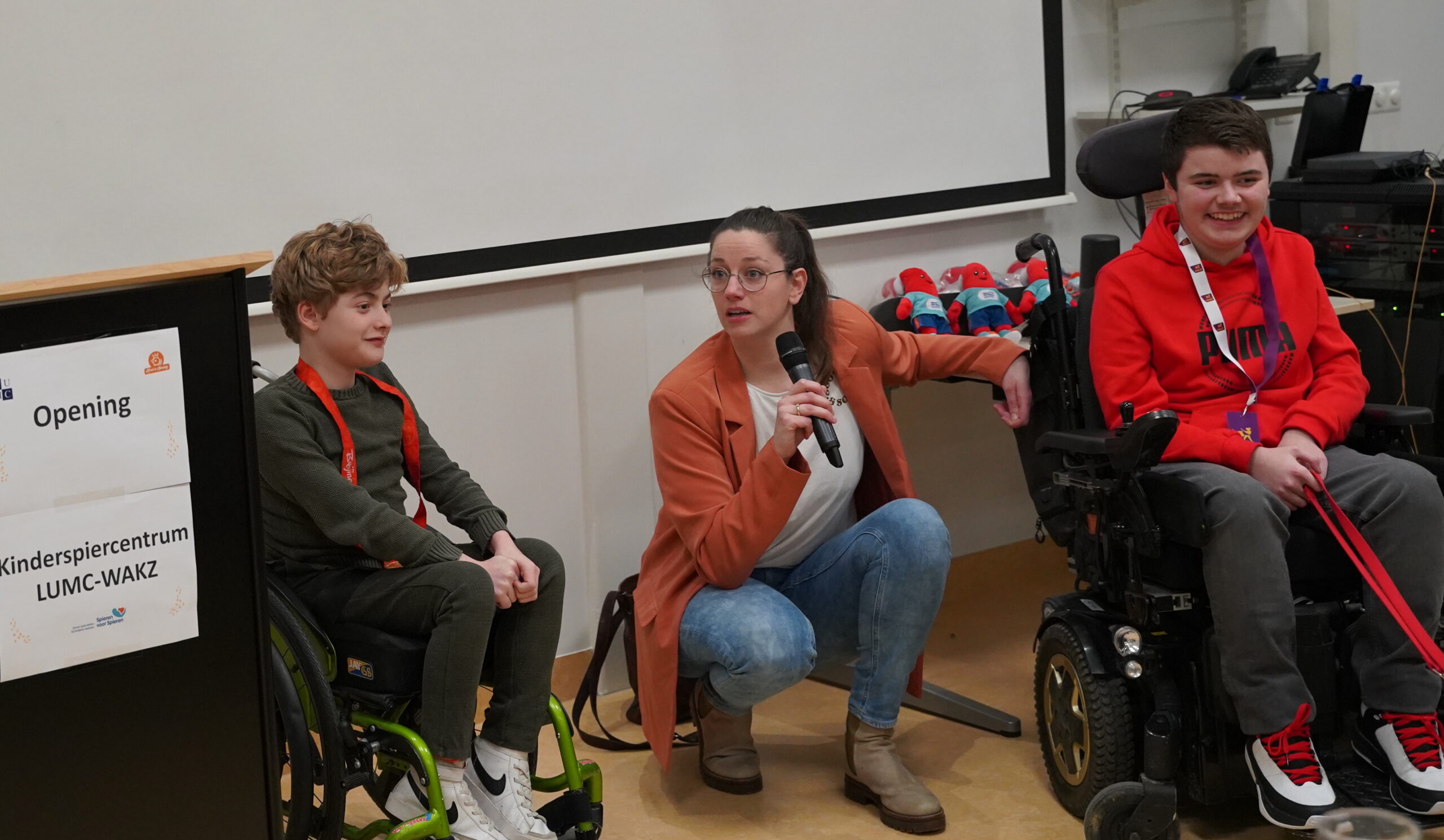 Bas, iefke van Belkum en Kevin (foto: LUMC)