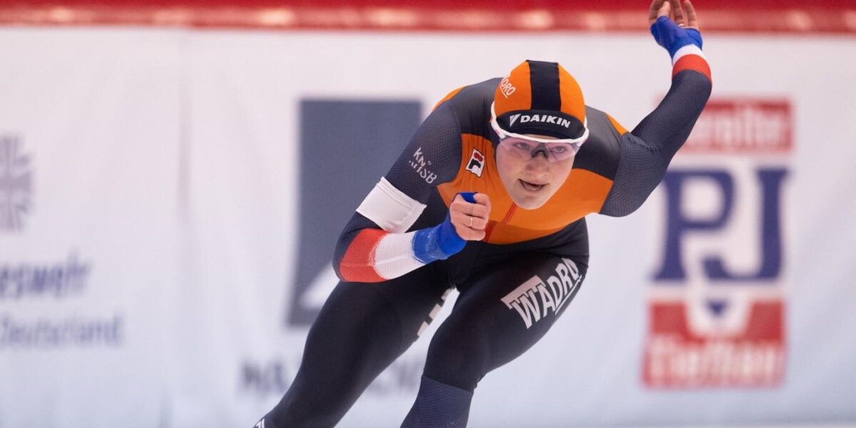 Schaatsster Angel Daleman krijgt ondersteuning van buddy: schaatsicoon Ireen Wüst