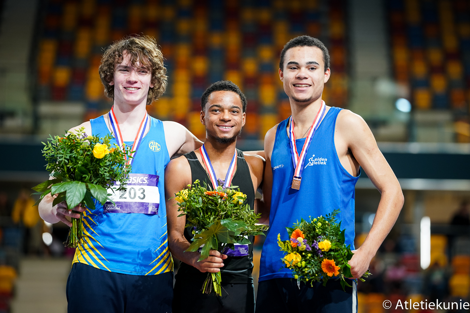 Thomas Verwoerdt won met het verspringen U18 brons.