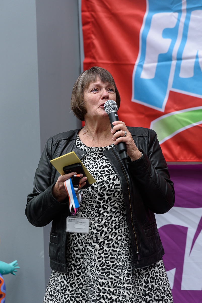 Vakbondsactie Alrijne Leiderdorp - Rob van Dullemen ©