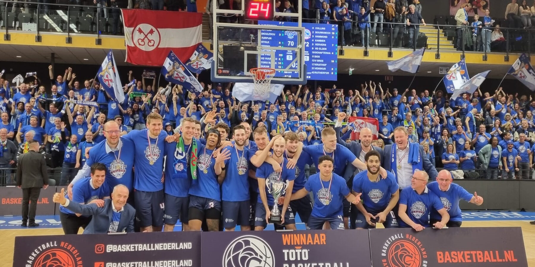 Je zal beter worden Suri toewijzing ZZ Leiden Basketball wint bloedstollende bekerfinale in Zwolle | Sleutelstad
