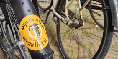 sticker Mijnn-fiets-is-geen-wrakfietsop wrakfietsen