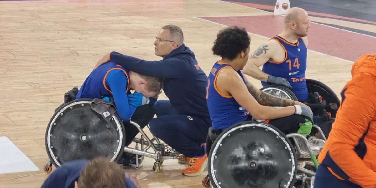 Paralympische droom valt in duigen voor rolstoelrugbyers
