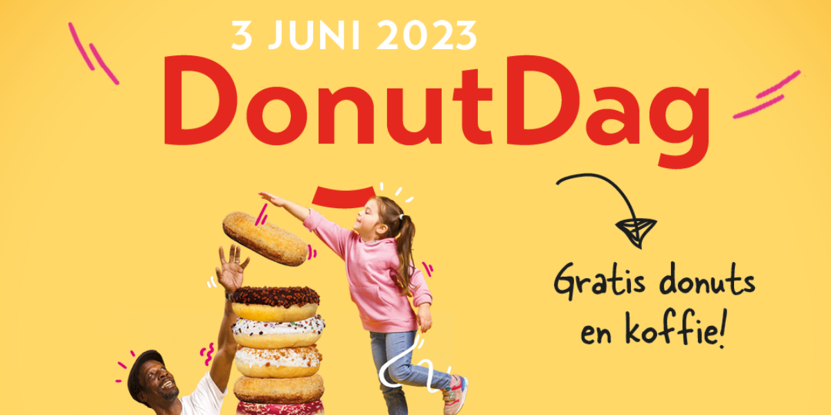 Leger des Heils organiseert voor het derde jaar op rij Nationale DonutDag
