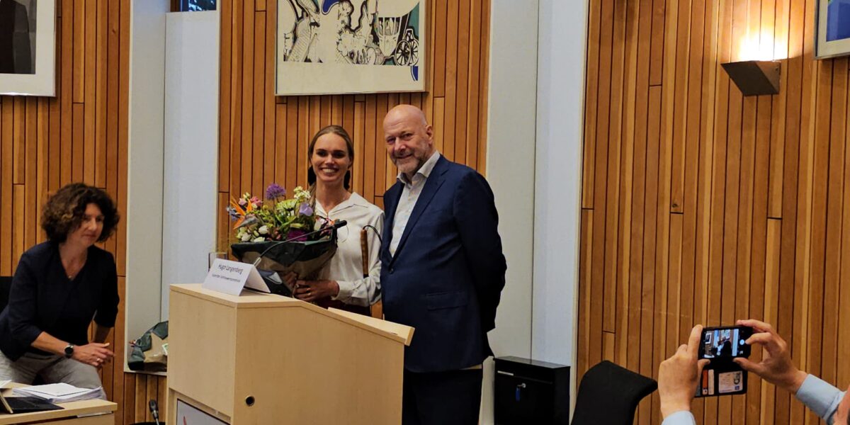 Tjarda Struik wordt de nieuwe burgemeester van Leiderdorp