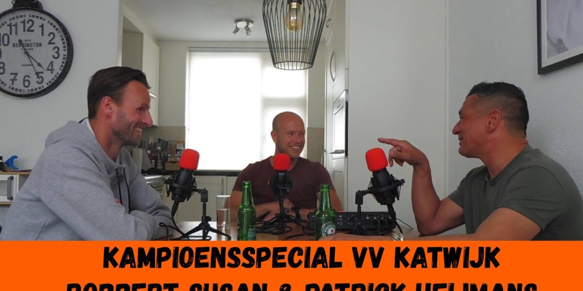 Leidenaren vieren weer feest bij kampioen vv Katwijk
