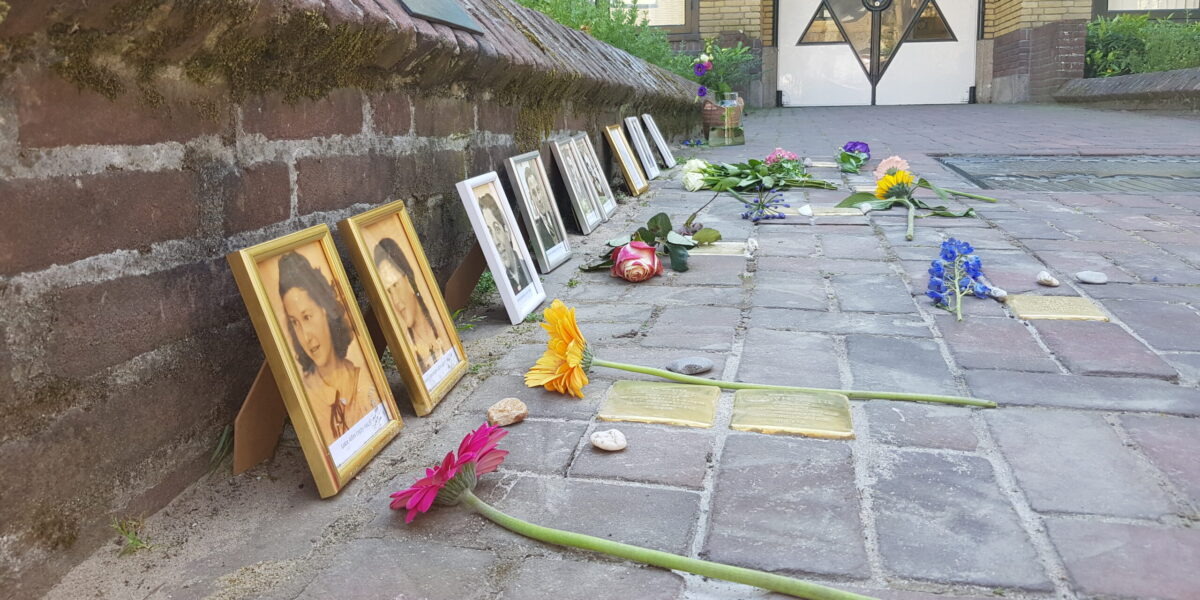 Eerste struikelstenen voor Joodse weeshuiskinderen