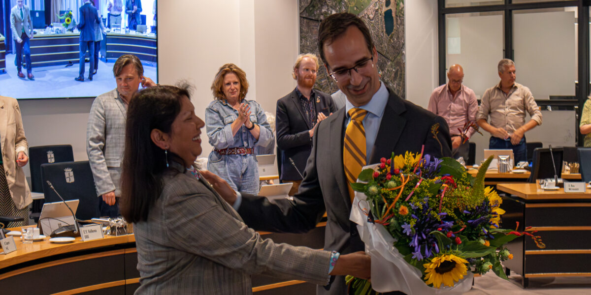 Edgard Creemers geïnstalleerd als raadslid in Oegstgeest