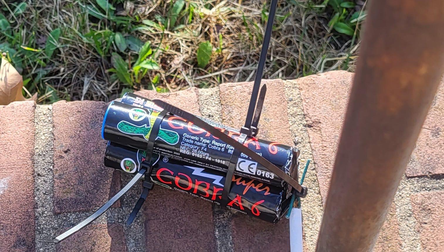 Het explosief. (Foto: Omroep West)