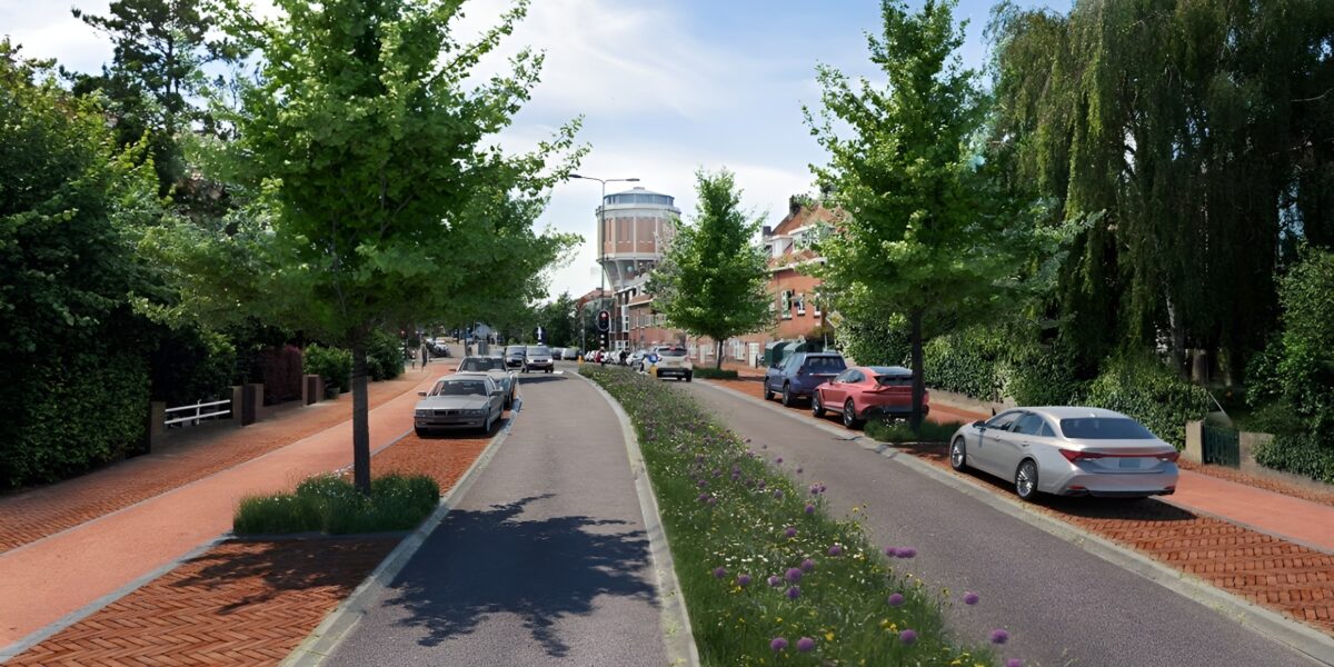 Busbaan Hoge Rijndijk ingeruild voor groene middenberm | Sleutelstad