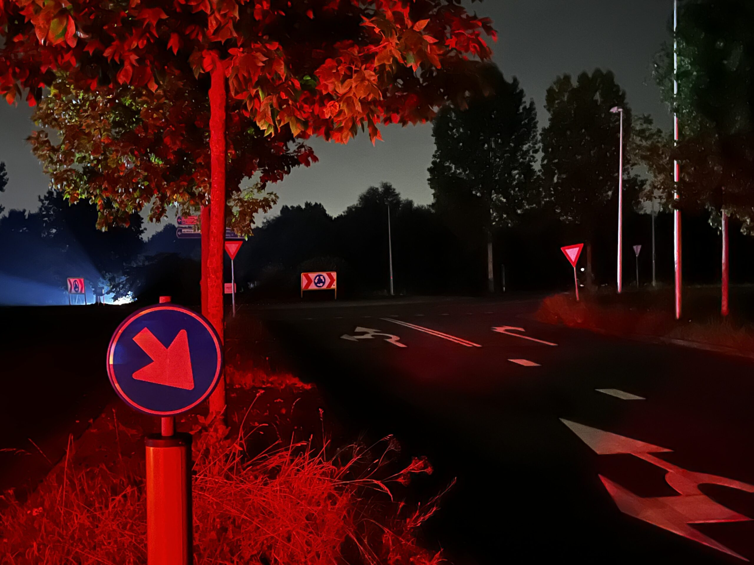 Rotonde op de Persant Snoepweg