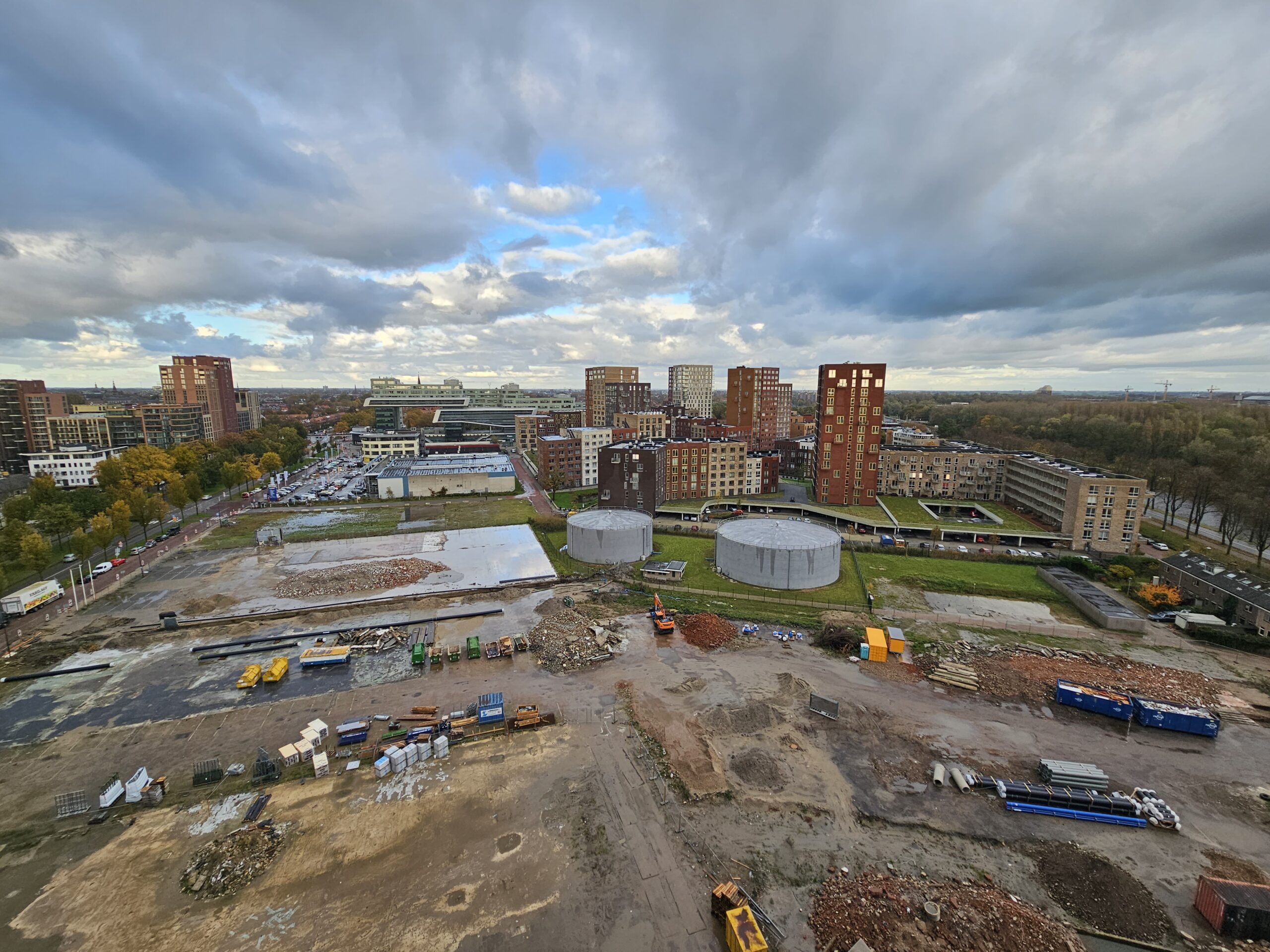Onder andere twee projecten in de Lammenschansdriehoek worden vlot getrokken met extra miljoenen van het Rijk. (Foto: Chris de Waard)