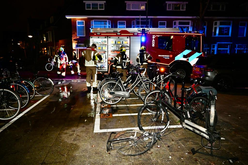 Fietsen Verbrand Bij Station Leiden Lammenschans | Sleutelstad