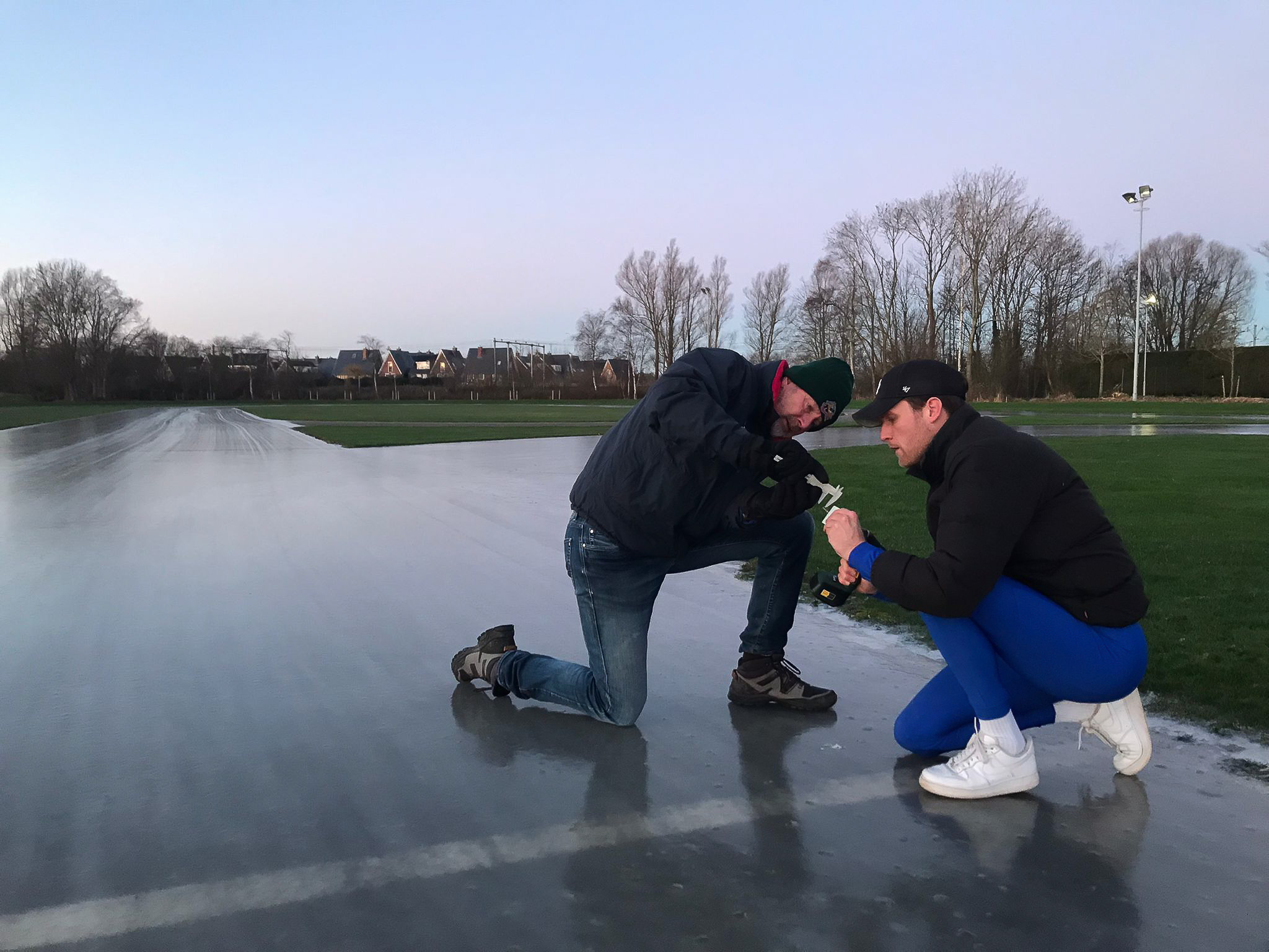 De ijsmeting (Foto: WIJC)