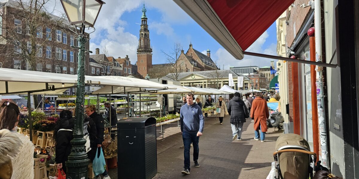 Zaterdagmarkt Leiden sluit om 13.00 uur