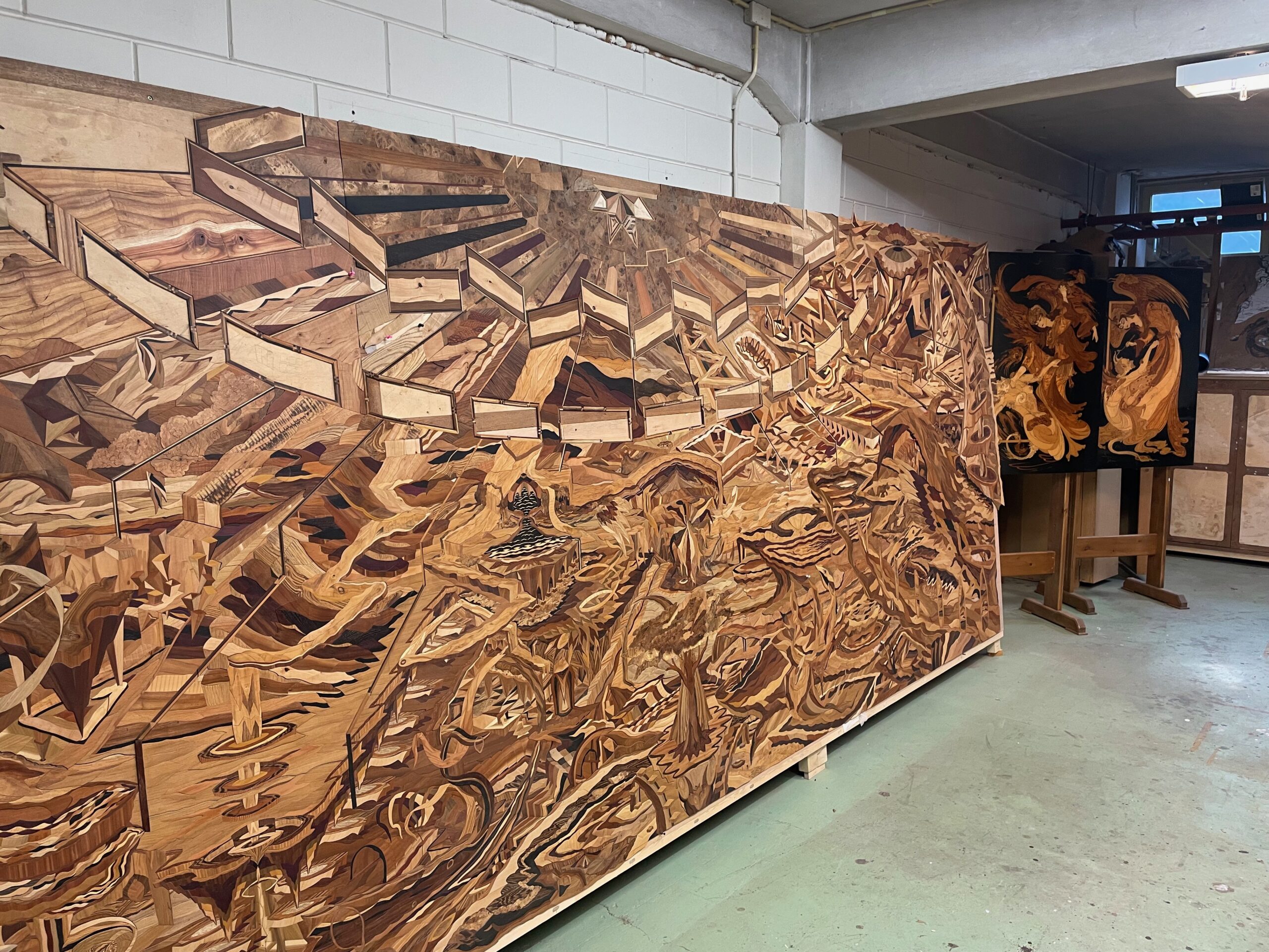 Houtmozaiek van Masoud