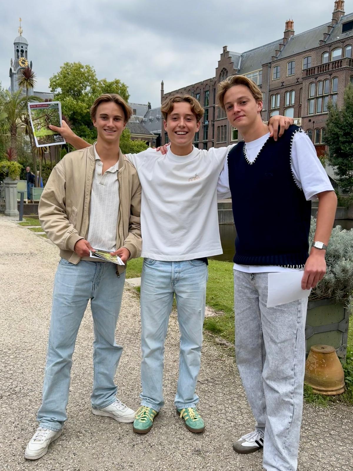 Teun met het Team Ginkgo