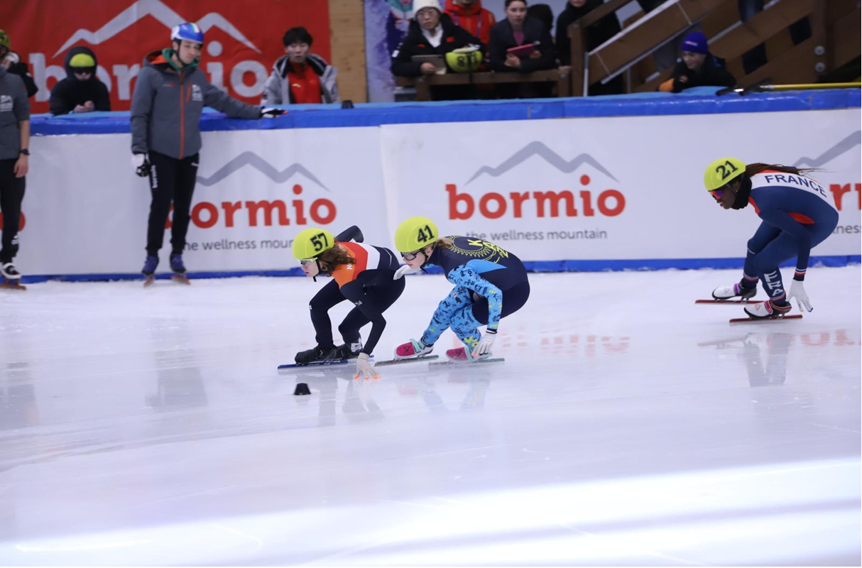 Juul van der Zwaan in actie. (Foto: PR #championsiceskating)