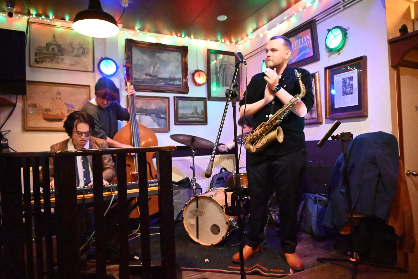 Jazzton Hulsebosch band in Jantje van Leiden