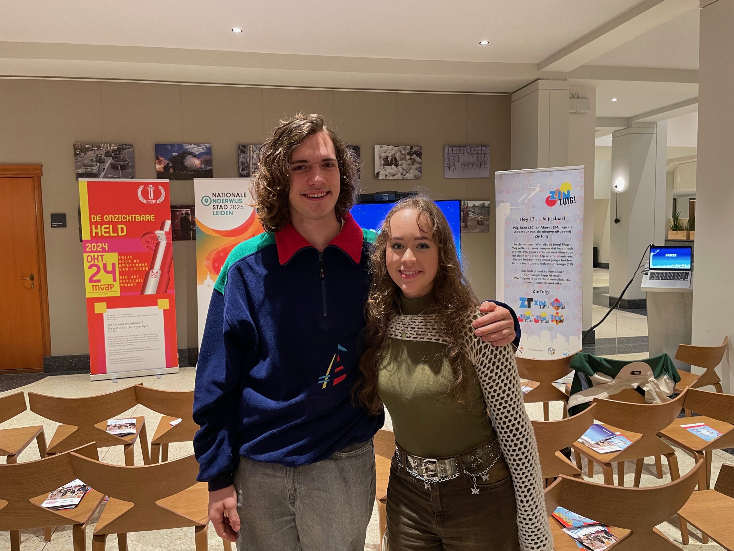 Simon Schaper en Kathinka allebei in band Paint It.