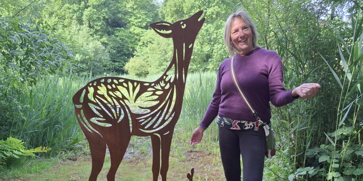 Nieuwe beelden tentoongesteld in Heemtuin Leiderdorp