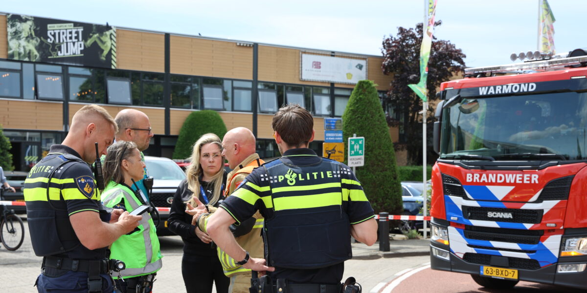 Monkey Town Warmond ontruimd vanwege gaslek op straat