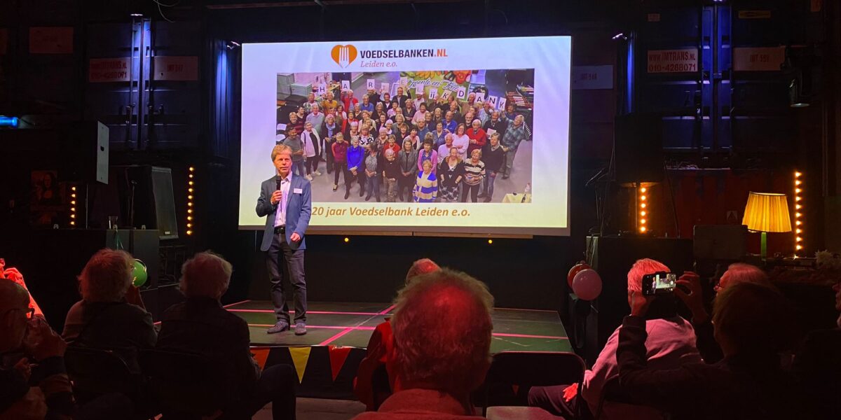 Voedselbank Leiden viert 20-jarig jubileum met feest