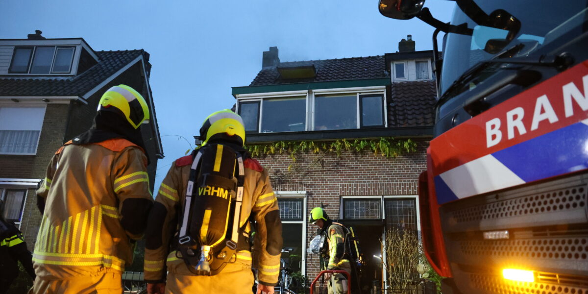 Woningbrand in Antoniusstraat Zoeterwoude-Rijndijk