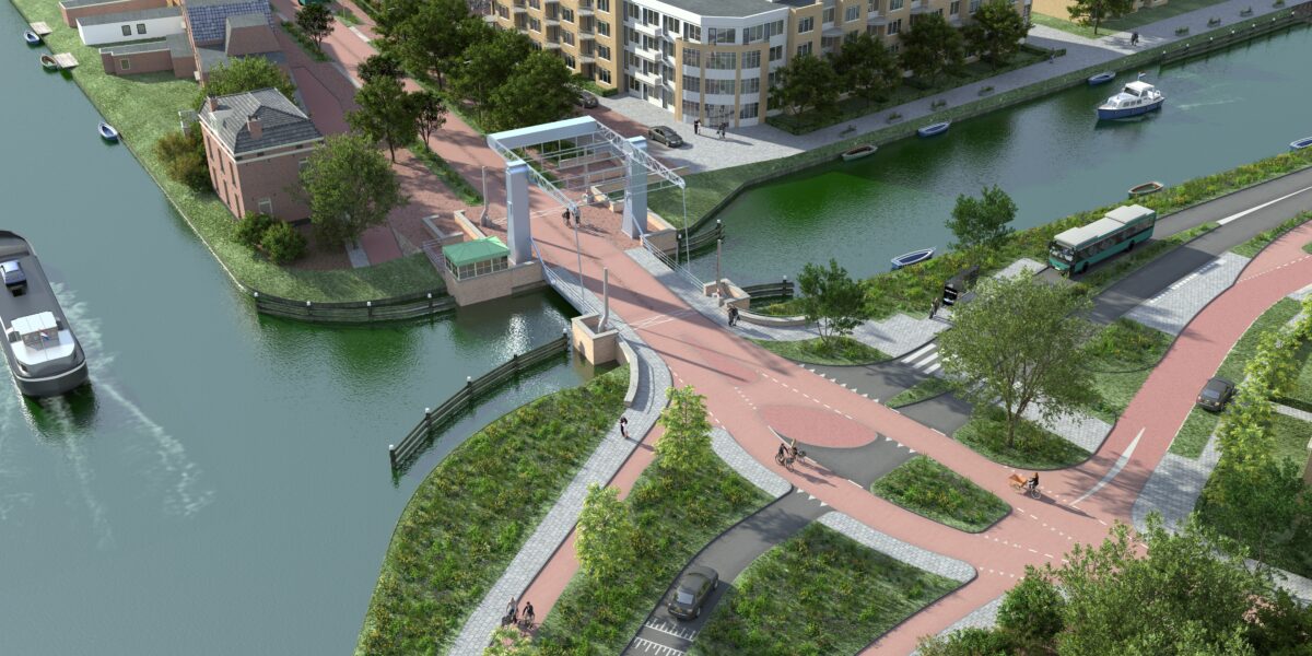 Meer veiligheid voor fietsers door Fietspoort Spanjaardsbrug