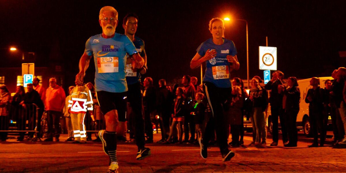 Vijf kilometer van de Leiden Marathon wordt weer 'nightrun'