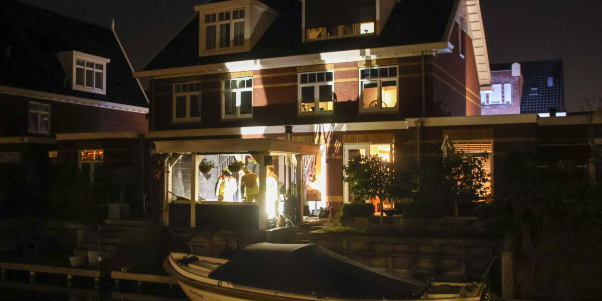 Brand op veranda van woning aan Vergulde Draak